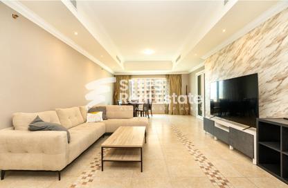 Apartment - 2 Bedrooms - 3 Bathrooms for rent in West Porto Drive - Porto Arabia - The Pearl Island - Doha