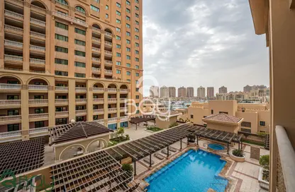 شقة - 1 حمام للايجار في طريق بورتو الغربي - بورتو أرابيا - جزيرة اللؤلؤة - الدوحة