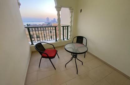 Apartment - Studio - 1 for rent in Tower 29 - Viva Bahriyah - The Pearl Island - Doha