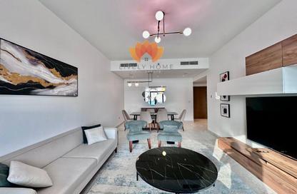 Apartment - 2 Bedrooms - 3 Bathrooms for rent in Lusail Marina Heights - Marina District - Lusail