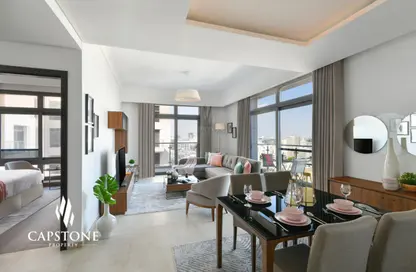 Apartment - 1 Bedroom - 2 Bathrooms for rent in Muraikh Tower - Ras Abu Aboud - Doha