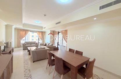 Apartment - 1 Bedroom - 2 Bathrooms for rent in East Porto Drive - Porto Arabia - The Pearl Island - Doha