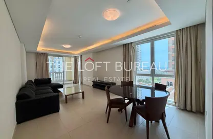 Apartment - 2 Bedrooms - 3 Bathrooms for rent in Viva East - Viva Bahriyah - The Pearl Island - Doha