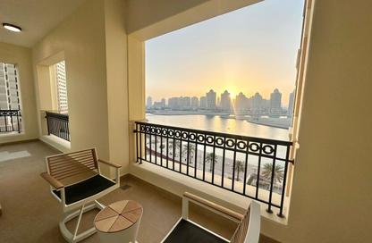 Apartment - 1 - 2 for rent in Viva East - Viva Bahriyah - The Pearl Island - Doha