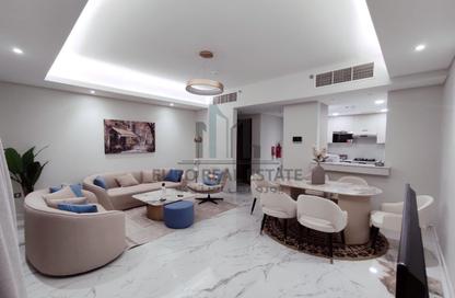 Apartment - 2 Bedrooms - 2 Bathrooms for rent in Lusail Marina Heights - Marina District - Lusail