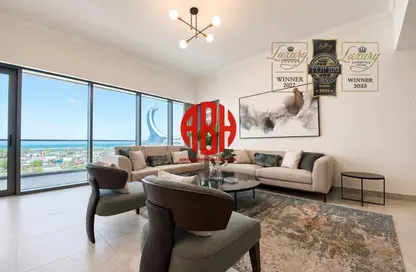 Apartment - 2 Bedrooms - 4 Bathrooms for rent in Lusail Marina Heights - Marina District - Lusail Apartment - 2 Bedrooms - 4 Bathrooms for rent in Lusail Marina Heights - Marina District - Lusail
