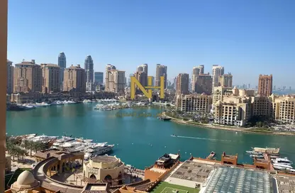 Apartment - 1 Bedroom - 2 Bathrooms for rent in East Porto Drive - Porto Arabia - The Pearl Island - Doha