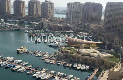 Apartment - 1 Bedroom - 2 Bathrooms for rent in West Porto Drive - Porto Arabia - The Pearl Island - Doha Apartment - 1 Bedroom - 2 Bathrooms for rent in West Porto Drive - Porto Arabia - The Pearl Island - Doha