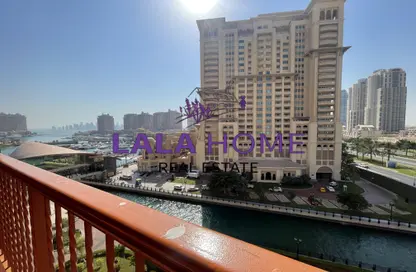 Apartment - 1 Bedroom - 2 Bathrooms for rent in West Porto Drive - Porto Arabia - The Pearl Island - Doha