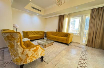 Apartment - 1 Bedroom - 2 Bathrooms for rent in East Porto Drive - Porto Arabia - The Pearl Island - Doha