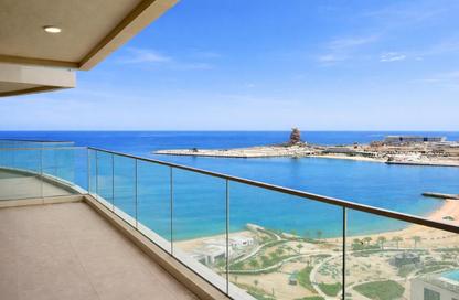 Apartment - 2 Bedrooms - 3 Bathrooms for rent in Lusail Marina Heights - Marina District - Lusail
