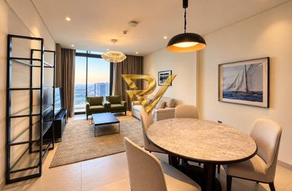 Apartment - 1 - 2 for rent in Lusail Marina Heights - Marina District - Lusail