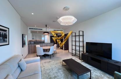 Apartment - 1 - 2 for rent in Lusail Marina Heights - Marina District - Lusail