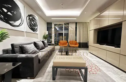 Apartment - 2 Bedrooms - 3 Bathrooms for rent in Lusail Marina Heights - Marina District - Lusail