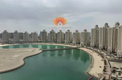 Apartment - Studio - 1 Bathroom for rent in Viva Central - Viva Bahriyah - The Pearl Island - Doha