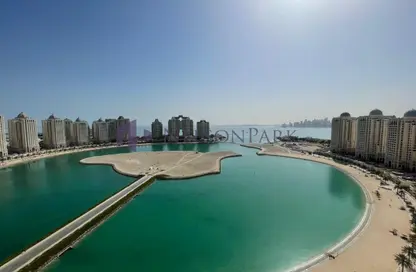 (بنتهاوس  (روف - 7 غرف نوم للايجار في فيفا غرب - فيفا بحرية - جزيرة اللؤلؤة - الدوحة