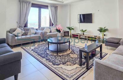 Apartment - 1 Bedroom - 2 Bathrooms for rent in East Porto Drive - Porto Arabia - The Pearl Island - Doha