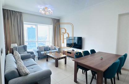 Apartment - 2 Bedrooms - 2 Bathrooms for rent in Lusail Marina Heights - Marina District - Lusail