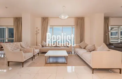 شقة - 2 غرف نوم - 3 حمامات للايجار في برج الريزيدانس - شارع الدبلوماسي - الخليج الغربي - الدوحة