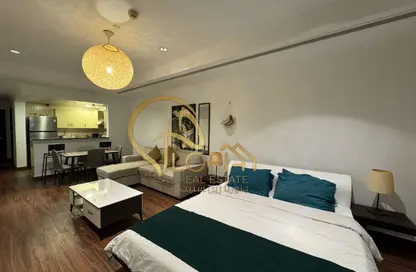 شقة - 1 حمام للايجار في طريق بورتو الشرقي - بورتو أرابيا - جزيرة اللؤلؤة - الدوحة