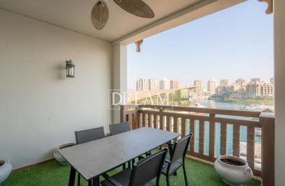 Apartment - 1 Bedroom - 2 Bathrooms for rent in Porto Arabia Townhouses - Porto Arabia - The Pearl Island - Doha