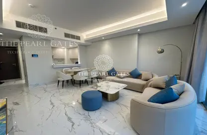 Apartment - 1 Bedroom - 2 Bathrooms for rent in Lusail Residence - Marina District - Lusail