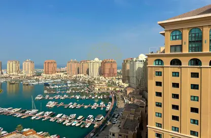 Apartment - 2 Bedrooms - 2 Bathrooms for sale in Tower 16 - Porto Arabia - The Pearl Island - Doha