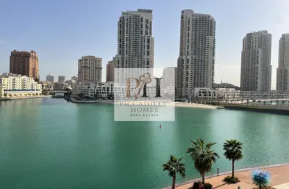 شقة - غرفة نوم - 2 حمامات للايجار في كريستال ريزيدنس - جزيرة جيوان - جزيرة اللؤلؤة - الدوحة