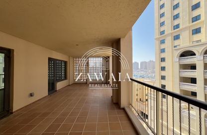 Apartment - 1 Bedroom - 2 Bathrooms for rent in East Porto Drive - Porto Arabia - The Pearl Island - Doha