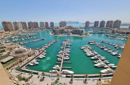 Apartment - Studio - 1 Bathroom for rent in East Porto Drive - Porto Arabia - The Pearl Island - Doha