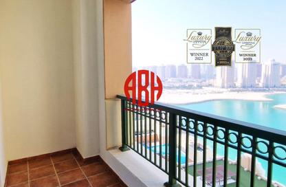 Apartment - 1 Bedroom - 2 Bathrooms for rent in Viva West - Viva Bahriyah - The Pearl Island - Doha
