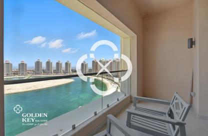 Apartment - 1 Bedroom - 2 Bathrooms for rent in Viva East - Viva Bahriyah - The Pearl Island - Doha