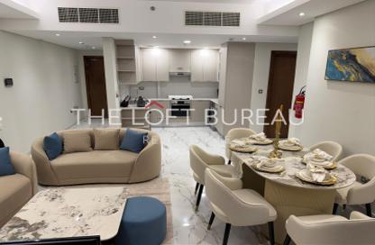Apartment - 2 Bedrooms - 3 Bathrooms for rent in Lusail Marina Heights - Marina District - Lusail