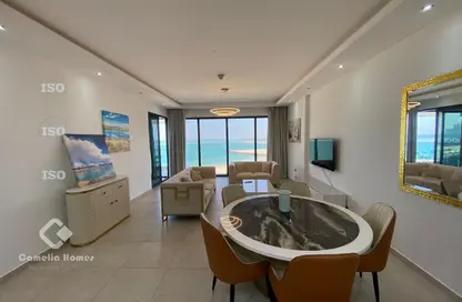 Apartment - 1 Bedroom - 1 Bathroom for rent in Lusail Marina Heights - Marina District - Lusail