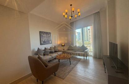 Apartment - 2 Bedrooms - 3 Bathrooms for rent in Lusail Marina Heights - Marina District - Lusail