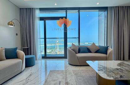 Apartment - 1 Bedroom - 2 Bathrooms for rent in Lusail Marina Heights - Marina District - Lusail