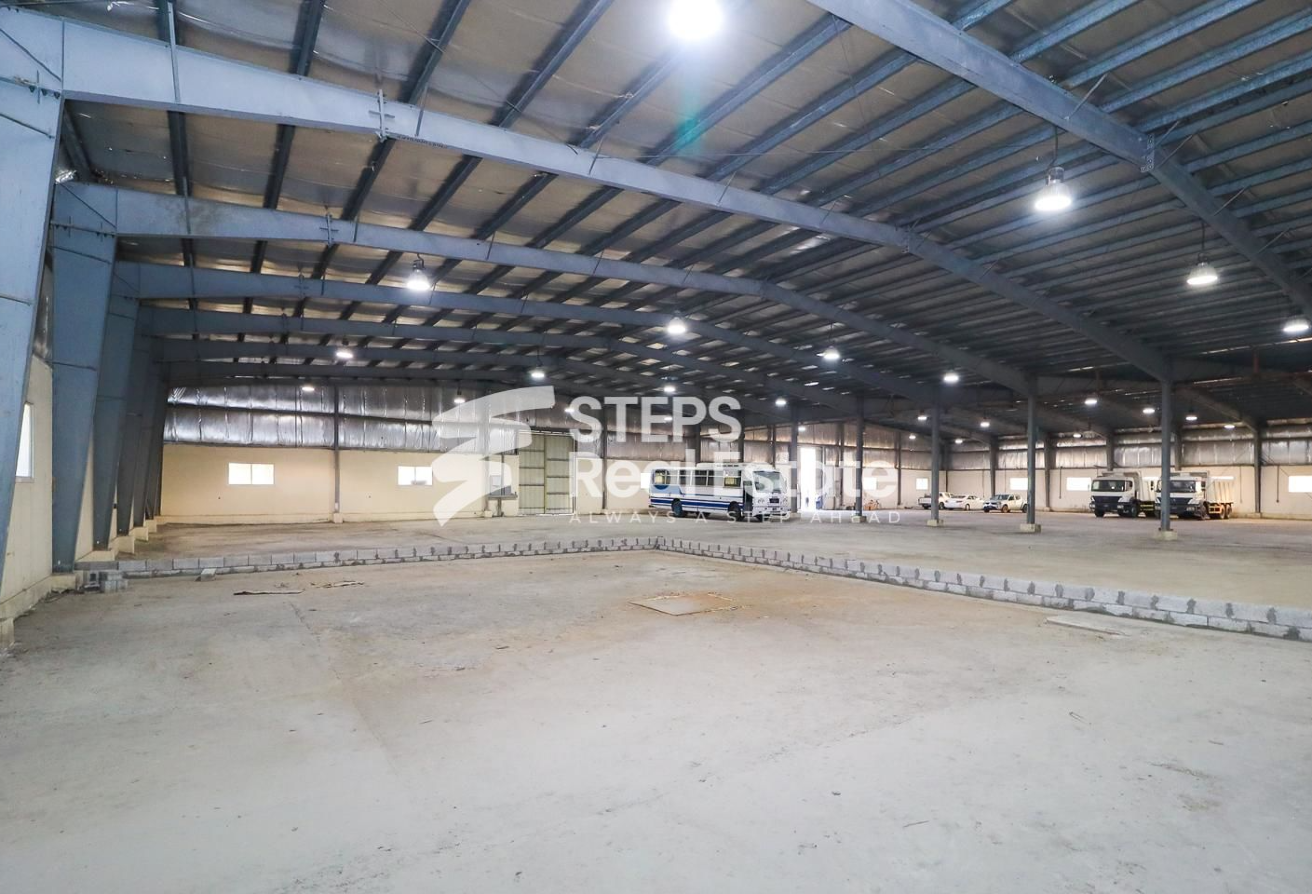 Spacious Warehouse for Rent in Industrial Area