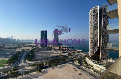 Apartment - 1 Bedroom - 2 Bathrooms for rent in Lusail Marina Heights - Marina District - Lusail Apartment - 1 Bedroom - 2 Bathrooms for rent in Lusail Marina Heights - Marina District - Lusail