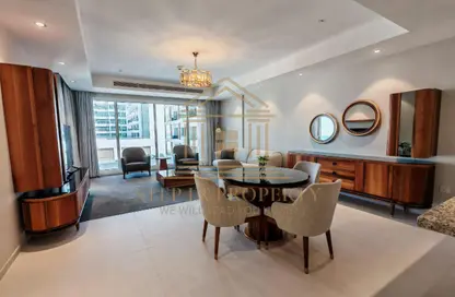 Apartment - 1 Bedroom - 1 Bathroom for rent in Lusail Marina Heights - Marina District - Lusail