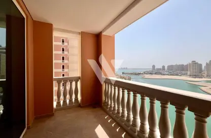 Apartment - 2 Bedrooms - 3 Bathrooms for rent in Viva East - Viva Bahriyah - The Pearl Island - Doha