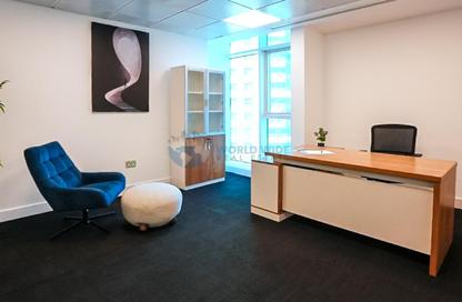Office Space - Studio - 4 Bathrooms for rent in Al Jazeera Tower - West Bay - West Bay - Doha