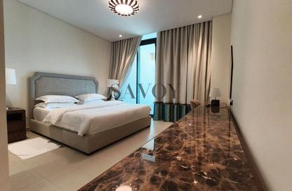 Apartment - 1 - 2 for rent in Lusail Marina Heights - Marina District - Lusail