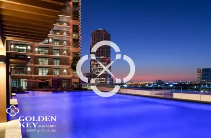 شقة - غرفة نوم - 2 حمامات للايجار في ابراج باي - منطقة الأبراج - جزيرة اللؤلؤة - الدوحة