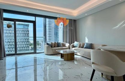 Apartment - 2 Bedrooms - 3 Bathrooms for rent in Marina Tower 23 - Marina District - Lusail