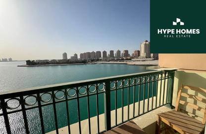 Apartment - Studio - 1 Bathroom for rent in Viva East - Viva Bahriyah - The Pearl Island - Doha