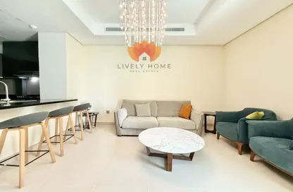 شقة - غرفة نوم - 2 حمامات للايجار في 195 مساكن مارينا - منطقة المارينا - الوسيل