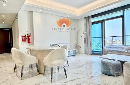 Apartment - 2 Bedrooms - 3 Bathrooms for rent in Lusail Marina Heights - Marina District - Lusail