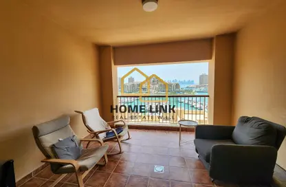 شقة - 1 حمام للايجار في طريق بورتو الغربي - بورتو أرابيا - جزيرة اللؤلؤة - الدوحة