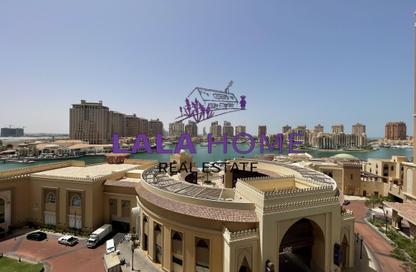 Apartment - 1 Bedroom - 2 Bathrooms for rent in East Porto Drive - Porto Arabia - The Pearl Island - Doha