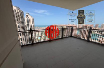 Apartment - 3 Bedrooms - 4 Bathrooms for rent in Abraj Bay - Abraj Quartiers - The Pearl Island - Doha